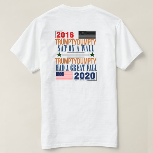 Trumpty Dumpty T-Shirt (Design Rückseite)