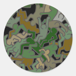 Trumpublicans‑Chaos Runder Aufkleber