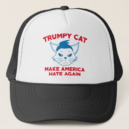 Trumpy Cat Truckerkappe (Vorderseite)