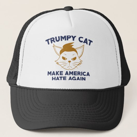Trumpy Cat Truckerkappe (Vorderseite)