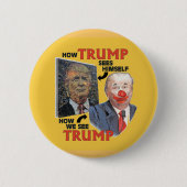 Trumpy der Clown Button (Vorderseite)