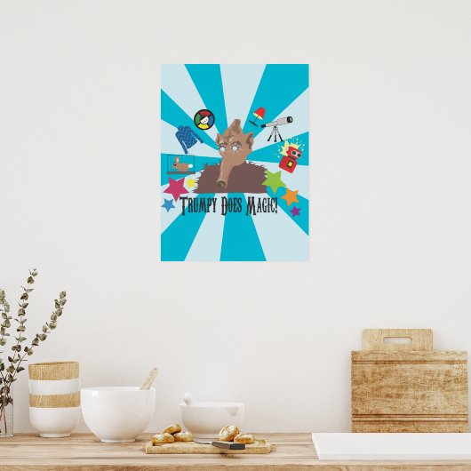 Trumpy macht Magie! Poster (Küche)