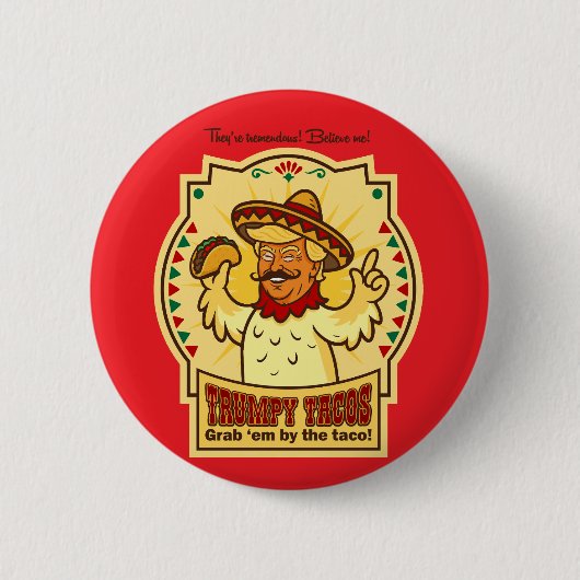 Trumpy Tacos Button (Vorderseite)