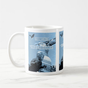 Trumpzilla gegen. Die Einrichtungs-Tasse Kaffeetasse