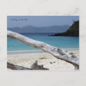 Trunk Bay Beach Postcard Postkarte (Vorderseite)