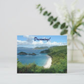 Trunk Bay, Dreaming! Postkarte (Stehend Vorderseite)