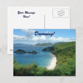 Trunk Bay, Dreaming! Postkarte (Vorne/Hinten)