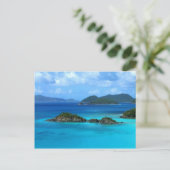 Trunk Bay Postcard Postkarte (Stehend Vorderseite)