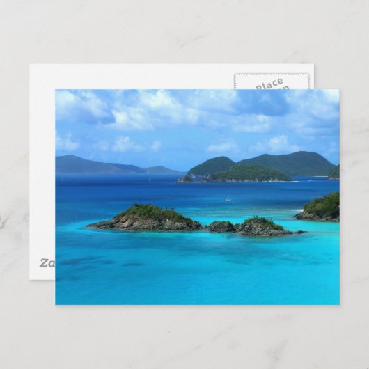 Trunk Bay Postcard Postkarte (Vorne/Hinten)