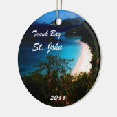 Trunk Bay, St. John 2011 Keramikornament (Links)