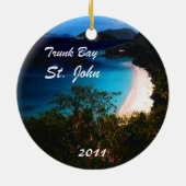 Trunk Bay, St. John 2011 Keramikornament (Hinten)