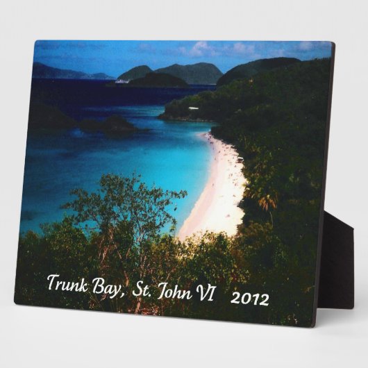 Trunk Bay, St. John 2012 Fotoplatte (Seite)