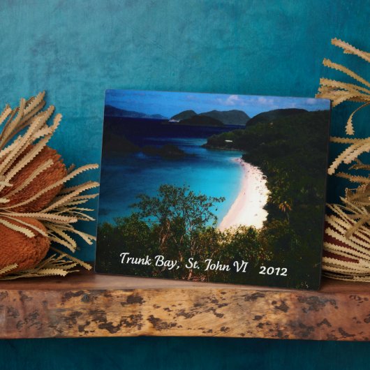 Trunk Bay, St. John 2012 Fotoplatte (Seite)
