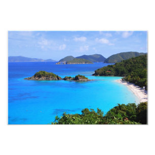 Trunk Bay St. John, Amerikanische Jungferninseln 1 Fotodruck