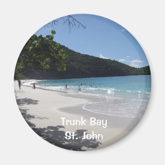 Trunk Bay, St John Magnet (Vorne)