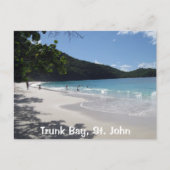 Trunk Bay, St John Postkarte (Vorderseite)
