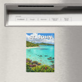 Trunk Bay St. John US Jungfrau Islands Magnet (In Situ (Geschirrspüler))