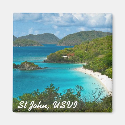 Trunk Bay, St John USVI Magnet (Vorne)