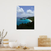 Trunk Bay, St. John, USVI Poster (Küche)