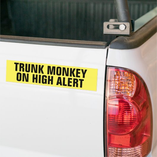 Trunk Monkey Funny Warcraft Autoaufkleber (Auf Lkw)