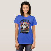 Trunk- oder Leckerei-Ausschuss 2025 Halloween Volu T-Shirt (Vorne ganz)