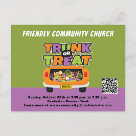 Trunk- oder Leckerei-Ereignis Postkarte