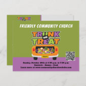 Trunk- oder Leckerei-Ereignis Postkarte (Vorne/Hinten)