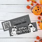 Trunk oder Leckerei Halloween Coole Geister Danke Mini Visitenkarte