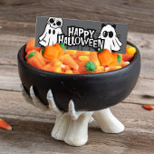 Trunk oder Leckerei Halloween Coole Geister Danke Mini Visitenkarte