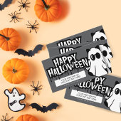 Trunk oder Leckerei Halloween Coole Geister Visitenkarte