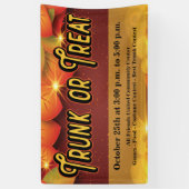Trunk- oder Leckerei Herbst Ernte Blätter Banner (Vertikal)