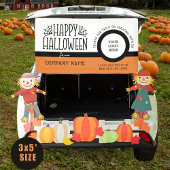 Trunk oder Leckerei Modernes Halloween-Logo Banner