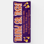 Trunk Or Treat Candy Corn Banner (Vertikal)