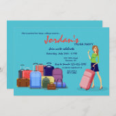 Trunk-Party Female Einladung (Vorne/Hinten)