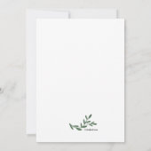 Trunk Party Valise Einladung (Rückseite)