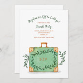 Trunk Party Valise Einladung (Vorne/Hinten)