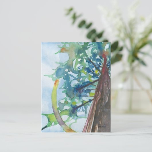 Trunk Postkarte (Stehend Vorderseite)