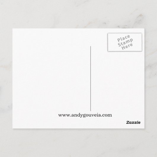 Trunk Postkarte (Rückseite)