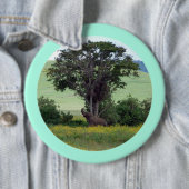 Trunk to Breeze - Ngorongoro Afrikanischer Elefant Button (Beispiel)