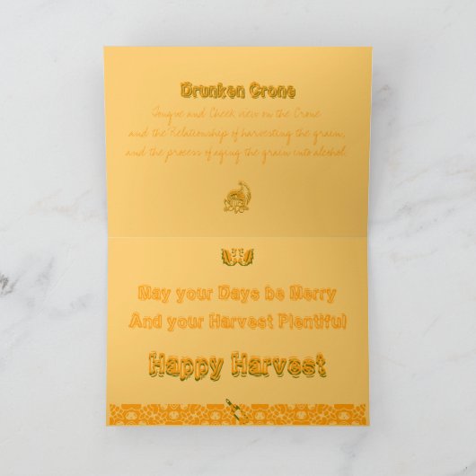 Trunkenkrone Karte (Innenseite)