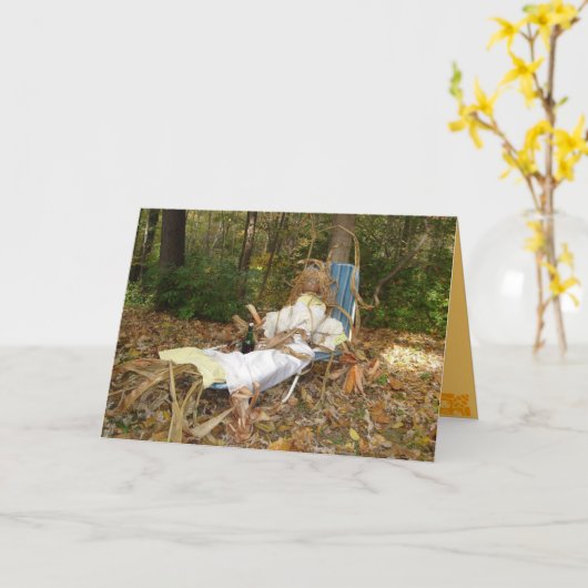 Trunkenkrone Karte (Gelbe Blume)