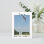 Truppe 102 Postkarte (Stehend Vorderseite)