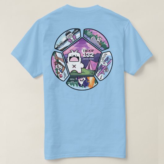 Truppe 132 - T-Shirt Herbie (Design Rückseite)