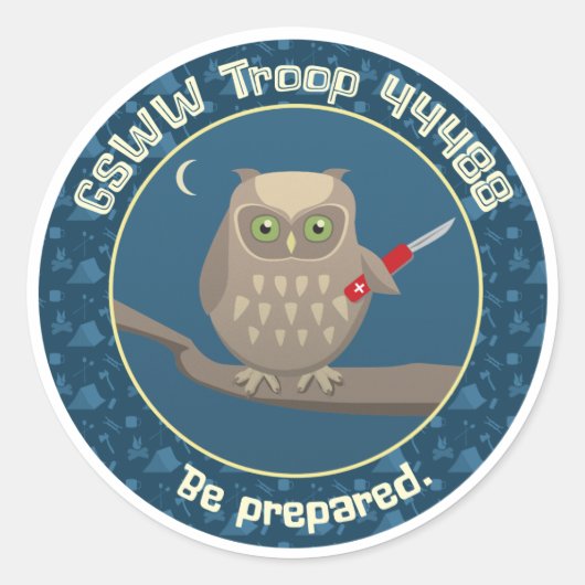 Truppe 44488 Aufkleber (Vorderseite)