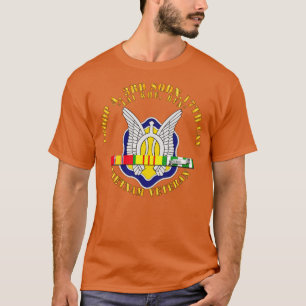 Truppe A 3rd Sqdn 17th Cavalry w SVC Ribbon V3 T-Shirt