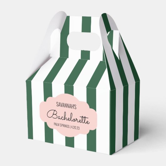 Truppe Beverly Hills Bachelorette Gefallen Box Geschenkschachtel (Rückseite)