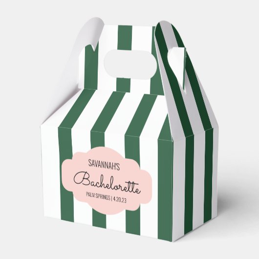 Truppe Beverly Hills Bachelorette Gefallen Box Geschenkschachtel (Vorderseite)