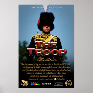 Truppe-Offizierfilmplakat 61cm x 91cm Poster