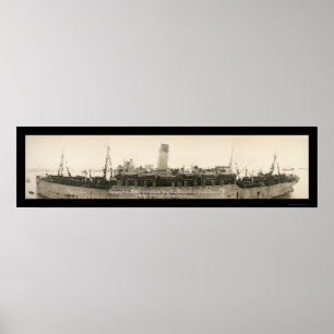 Truppe-Schiffs-Mongolei-Foto 1919 Poster