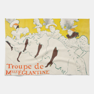 Truppe von Mademoiselle Eglantine, Toulouse Lautre Geschirrtuch
